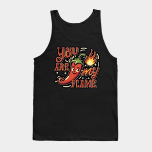 Retro jalapeno - You are my flame Tank Top